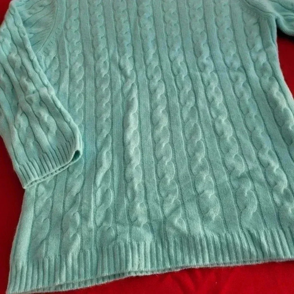 Womans Pale  Blue Turtleneck Pullover Sweater Long Sleeve Soft NWOT - Picture 6 of 8